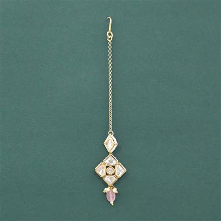 Kundan Classic Tikka With Carat Gold Plating