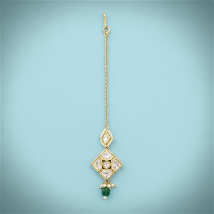 Kundan Classic Tikka With Carat Gold Plating