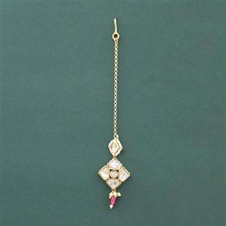 Kundan Classic Tikka With Carat Gold Plating