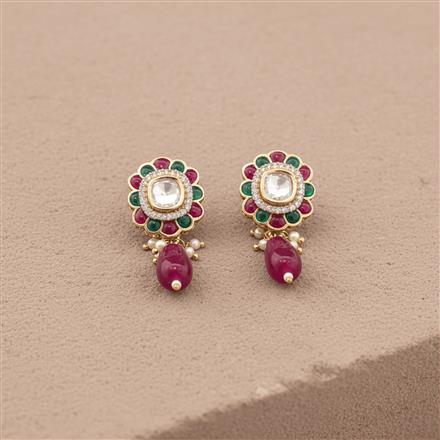 Kundan Tops With Carat Gold Plating