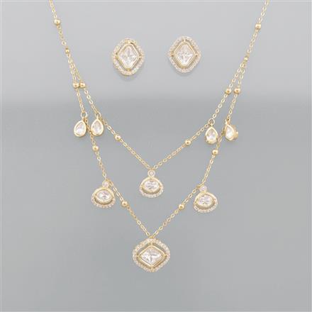 Kundan Classic Necklace Set With Carat Gold Plating
