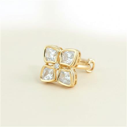 Kundan Adjustable Ring With Carat Gold Plating