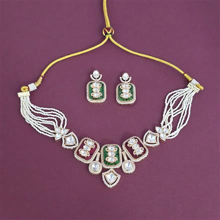 Kundan Choker Necklace With Carat Gold Plating