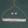 Kundan Choker Necklace Set With Carat Gold Plating