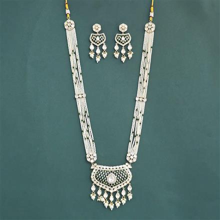 Kundan Moti Pendant Set With Carat Gold Plating