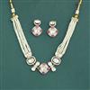 Kundan Choker Necklace Set With Carat Gold Plating