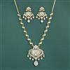Kundan Classic Necklace Set With Mehndi Plating