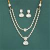 Kundan Classic Necklace Set With Carat Mehndi Plating