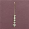 Kundan Classic Tikka With Carat Mehndi Plating
