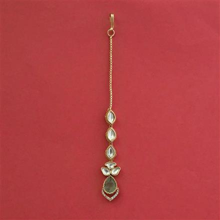 Kundan Classic Tikka With Carat Gold Plating
