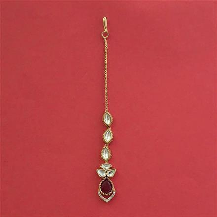 Kundan Classic Tikka With Carat Gold Plating