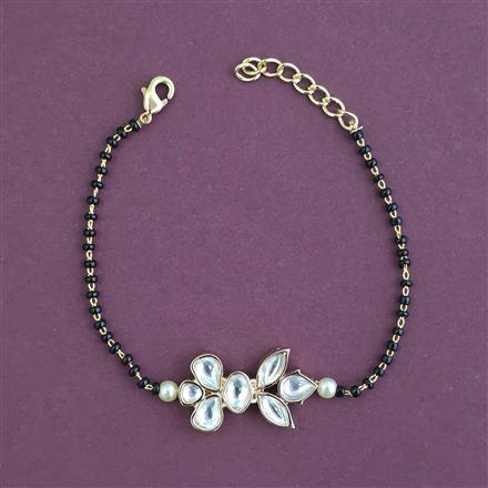 Kundan Adjustable Ring With Carat Gold Plating