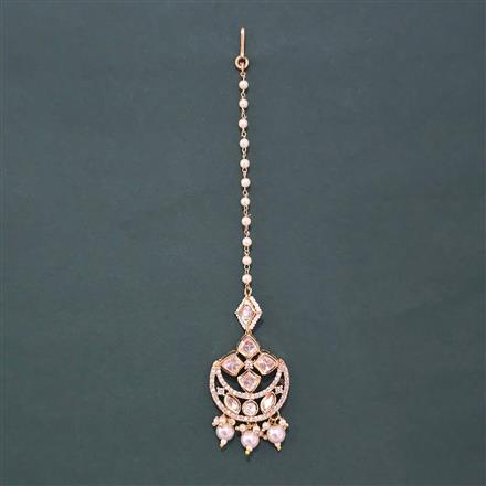 Kundan Moti Tikka With Carat Gold Plating