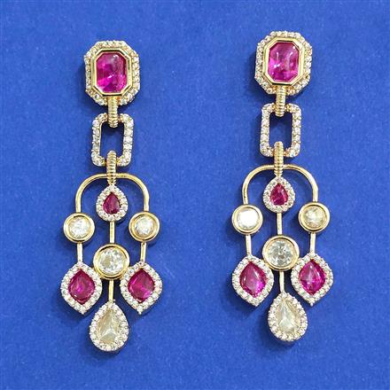 Kundan Classic Earring With Carat Gold Plating