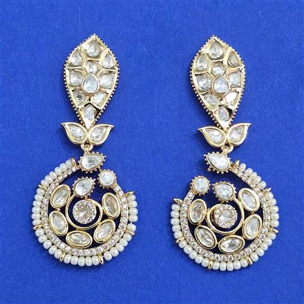 Kundan Classic Earring With Carat Gold Plating