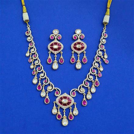 Kundan Classic Necklace With Carat Gold Plating