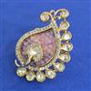 Kundan Adjustable Ring With Carat Gold Plating