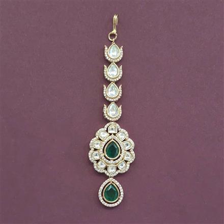 Kundan Classic Tikka With Carat Gold Plating