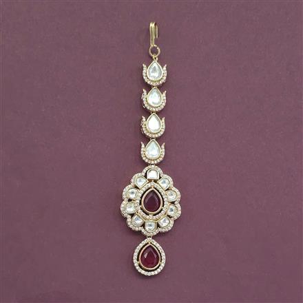 Kundan Classic Tikka With Carat Gold Plating