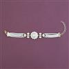 Kundan Adjustable Bracelet With Carat Gold Plating
