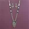 Kundan Classic Pendant Set With Mehndi Plating