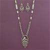 Kundan Classic Pendant Set With Mehndi Plating
