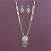 Kundan Classic Pendant Set With Mehndi Plating