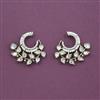 Kundan Classic Earring With Mehndi Plating