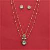 Kundan Classic Pendant Set With Carat Plating