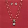 Kundan Classic Pendant Set With Carat Plating