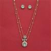 Kundan Classic Pendant Set With Carat Plating