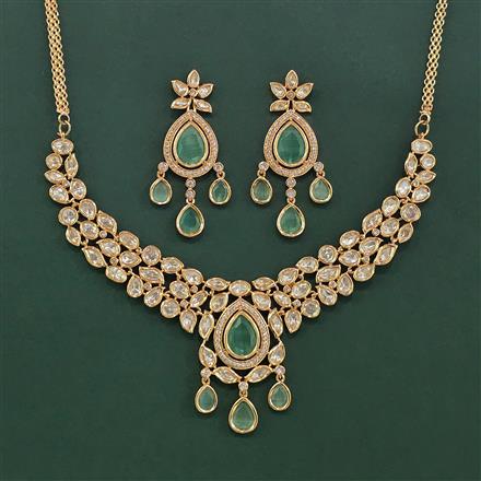 Kundan Classic Necklace Set With Carat Gold Plating