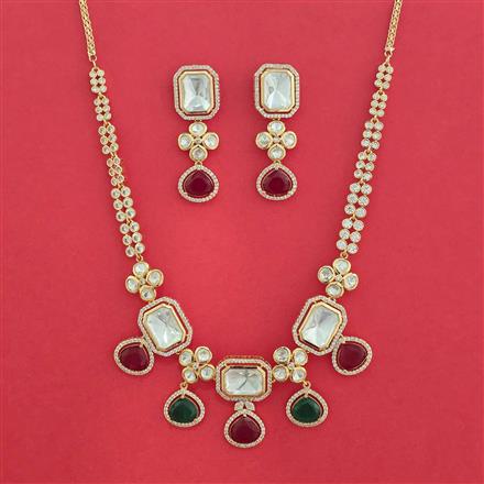 Kundan Classic Necklace With Carat Plating
