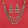 Kundan Classic Necklace With Carat Mehndi Plating