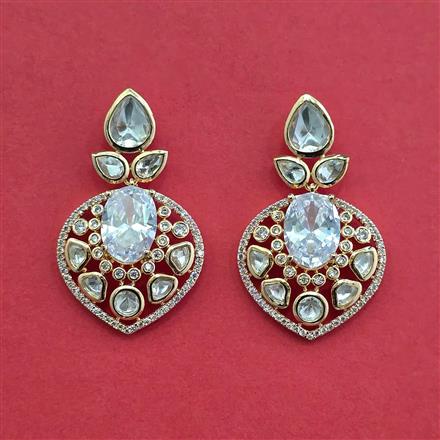 Kundan Classic Earring With Carat Plating
