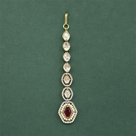 Kundan Classic Tikka With Mehndi Plating