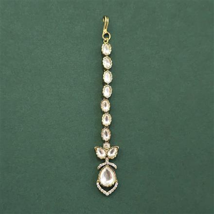 Kundan Classic Tikka With Mehndi Plating