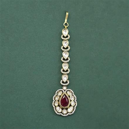 Kundan Classic Tikka With Mehndi Plating