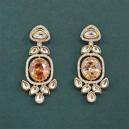 Kundan Classic Earring With Carat Plating