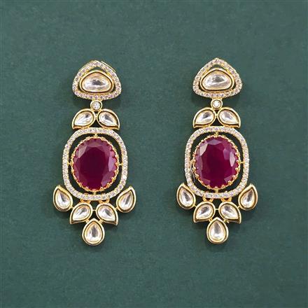Kundan Classic Earring With Carat Plating