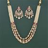 Kundan Moti Necklace With Carat Plating