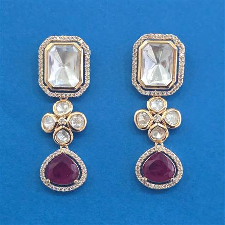 Kundan Classic Earring With Carat Plating