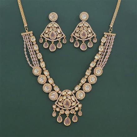 Kundan Adjustable Bracelet With Rhodium Plating