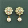 Kundan Moti Earring With Gold Plating