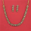 Kundan Classic Necklace With Mehndi Plating