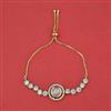 Kundan Adjustable Bracelet With Carat Plating