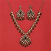 Kundan Classic Necklace With Mehndi Plating