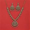 Kundan Classic Necklace With Mehndi Plating