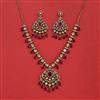 Kundan Classic Necklace With Mehndi Plating