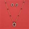 Kundan Classic Pendant Set With Carat Plating